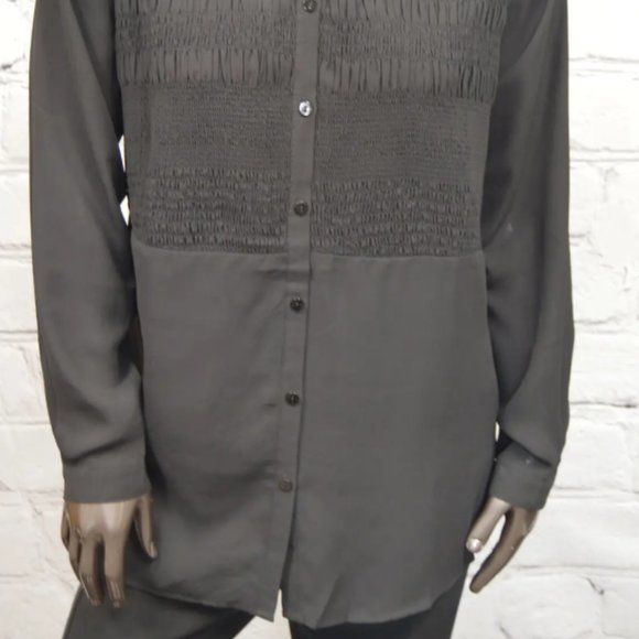 NWT BLACK Joan Rivers Blouse - Picture 2 of 5